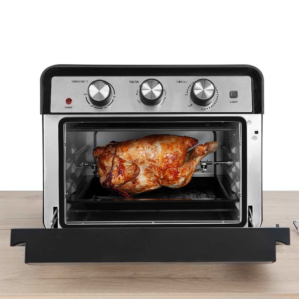 Horno Freidora Orbegozo Hof 220  Multifuncion - Potencia De 1600w En Modo Horno Y 1700w En Modo Freidora De Aire -