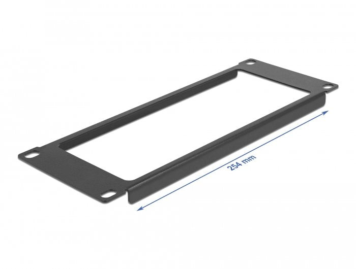 Delock Panel De Gabinete De Red De 10" Con Abertura 2u Negro