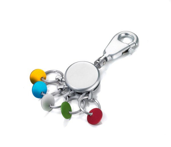 EAN 4024023113376 - TROIKA Patent Colour Llavero mosquetón Multicolor, Plata imagen 1
