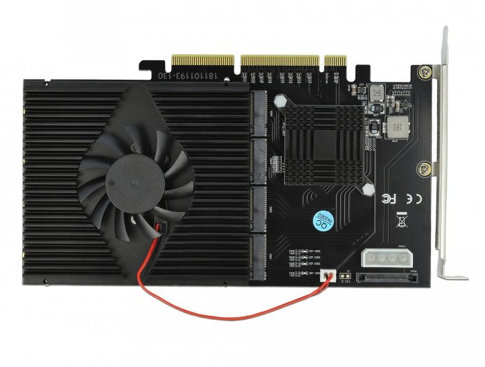 Delock 90409 Tarjeta Pci Express X8 / X16 A 4 X Interna Nvme M.2 Clave M