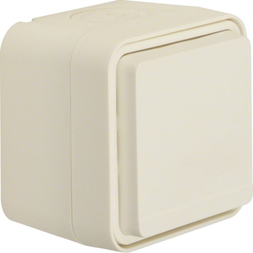 Berker 47403512 Fr-Steckdose Polarweiss Schuko Mit Klappdeckel Ap W.1