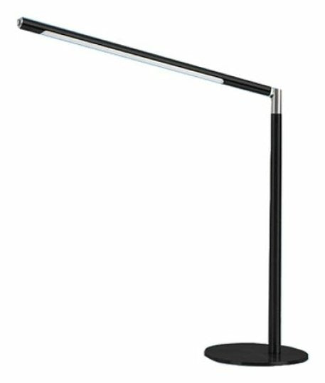 Archivo 2000 Lámpara Led Sobremesa Aura Cabezal Giratorio 360º Regulador Intensidad 390x420mm Negro