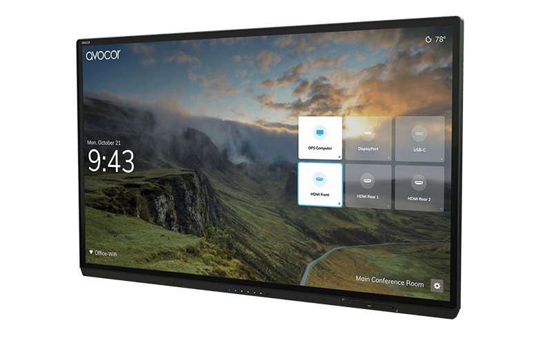Avocor Avg-6560 Pizarra Y Accesorios Interactivos 165,1 Cm (65") 3840 X 2160 Pixeles Pantalla Táctil Usb