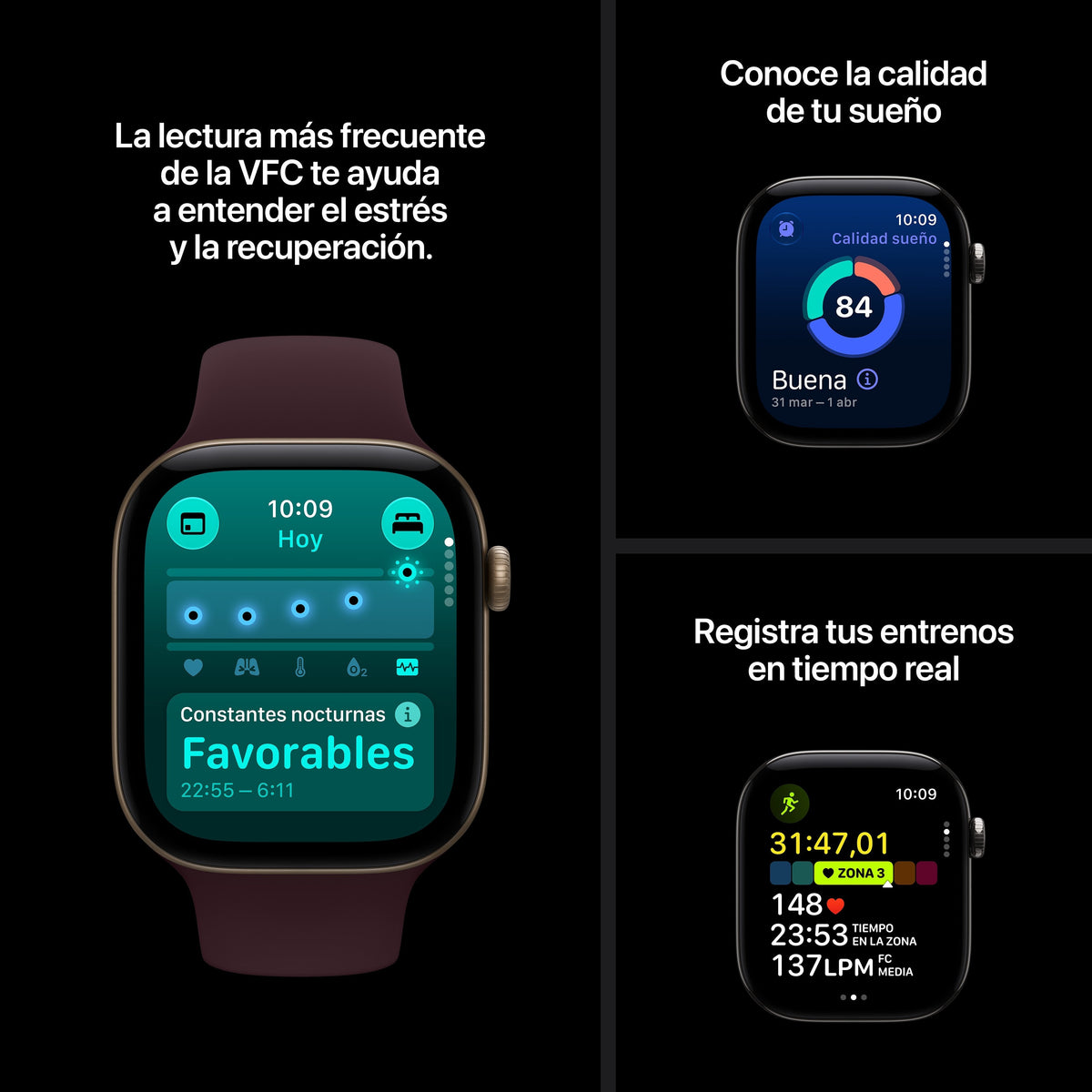 Apple Watch Series 12 (2026) Gps+Cel 42mm Caja De Titanio Oro Brillante Correa Milanese Loop Oro Brillante Siri Ai