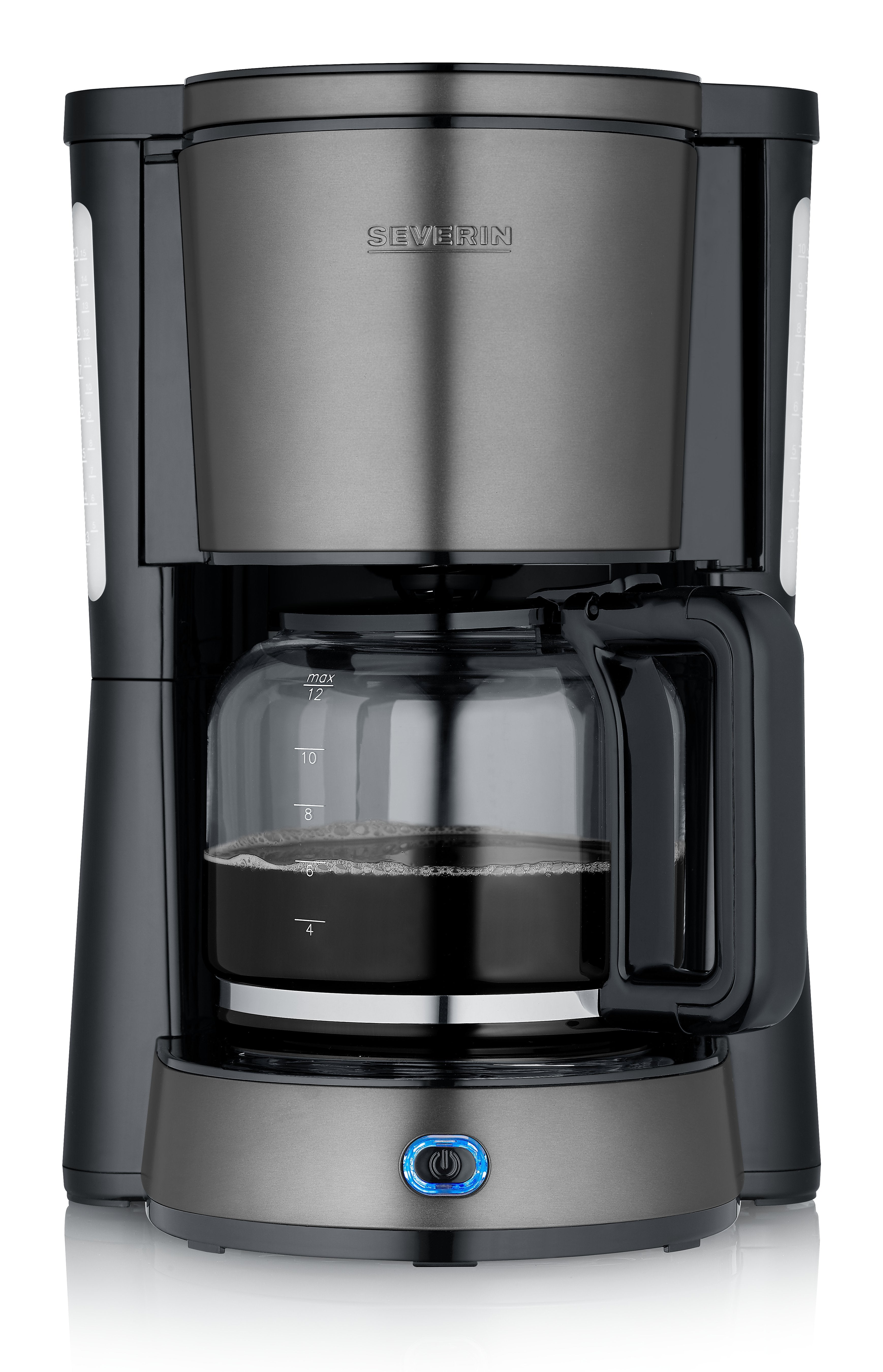Severin Ka 9340  Dark Inox Mit Glaskanne