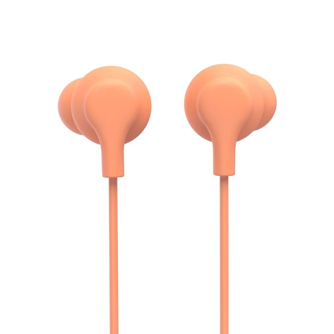 Sluchawki Douszne Curly Usb-C Pomaranczowe
