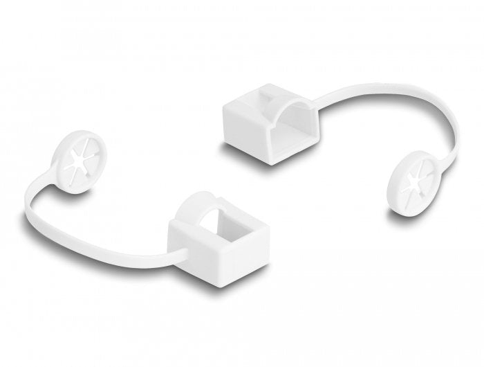 Staubschutz Für Rj45 Stecker Mit Befestigungsclip 50er Set Farbig