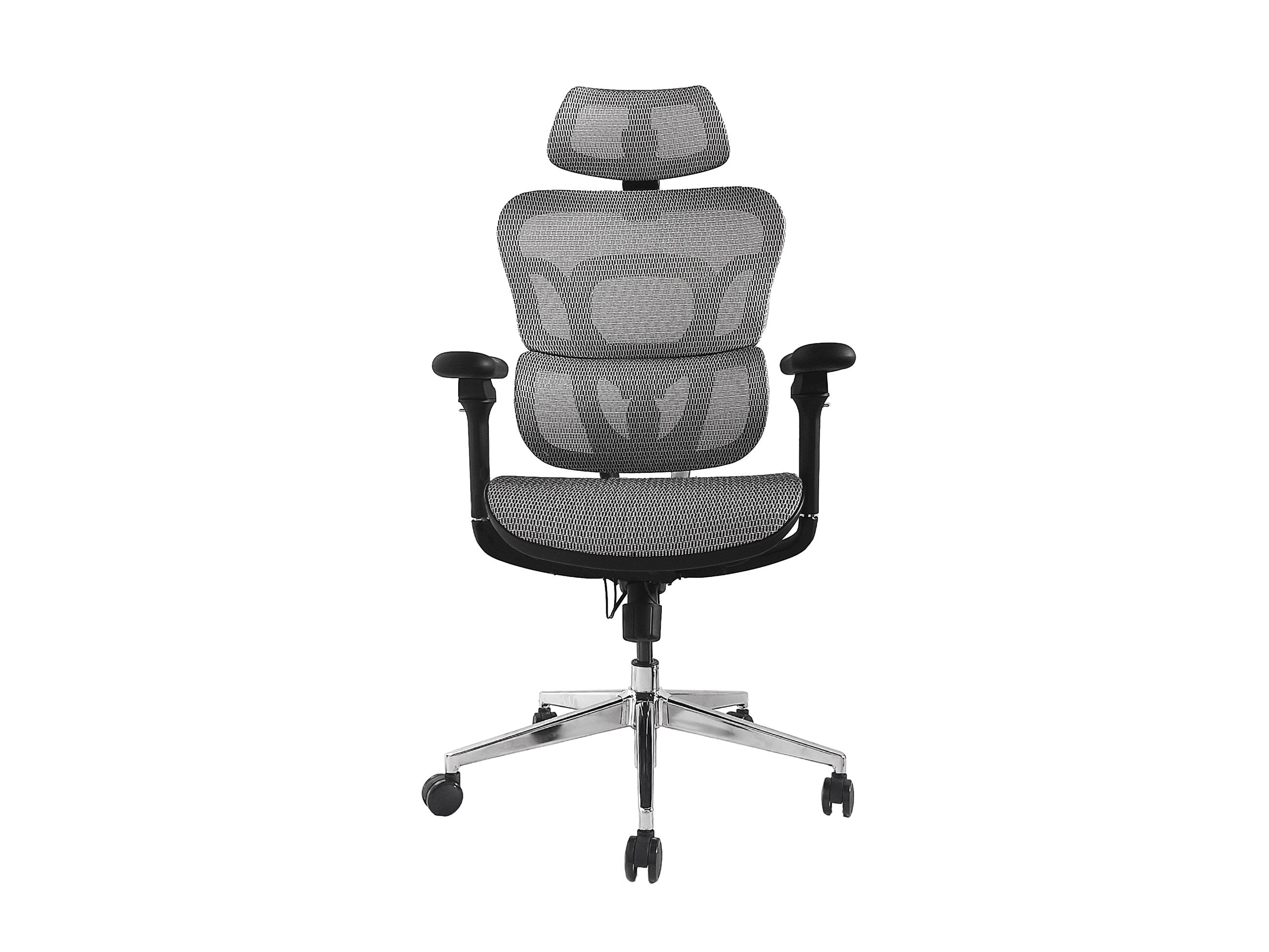Silla De Oficina Ergonomica Equip 651050 Premium Color Gris Tapiceria Malla 5 Posiciones