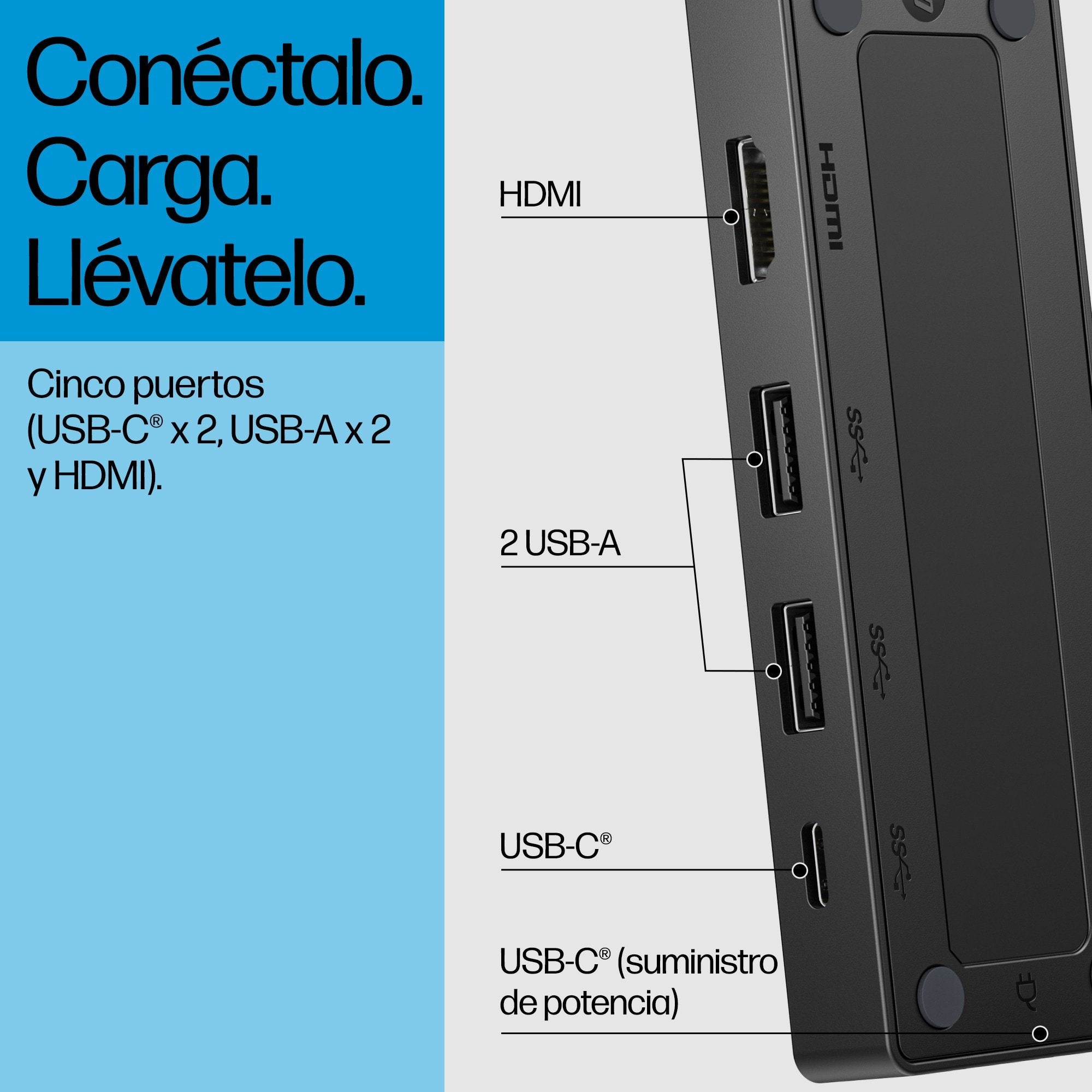 Docking Hp Usb-C Travel Hub G3