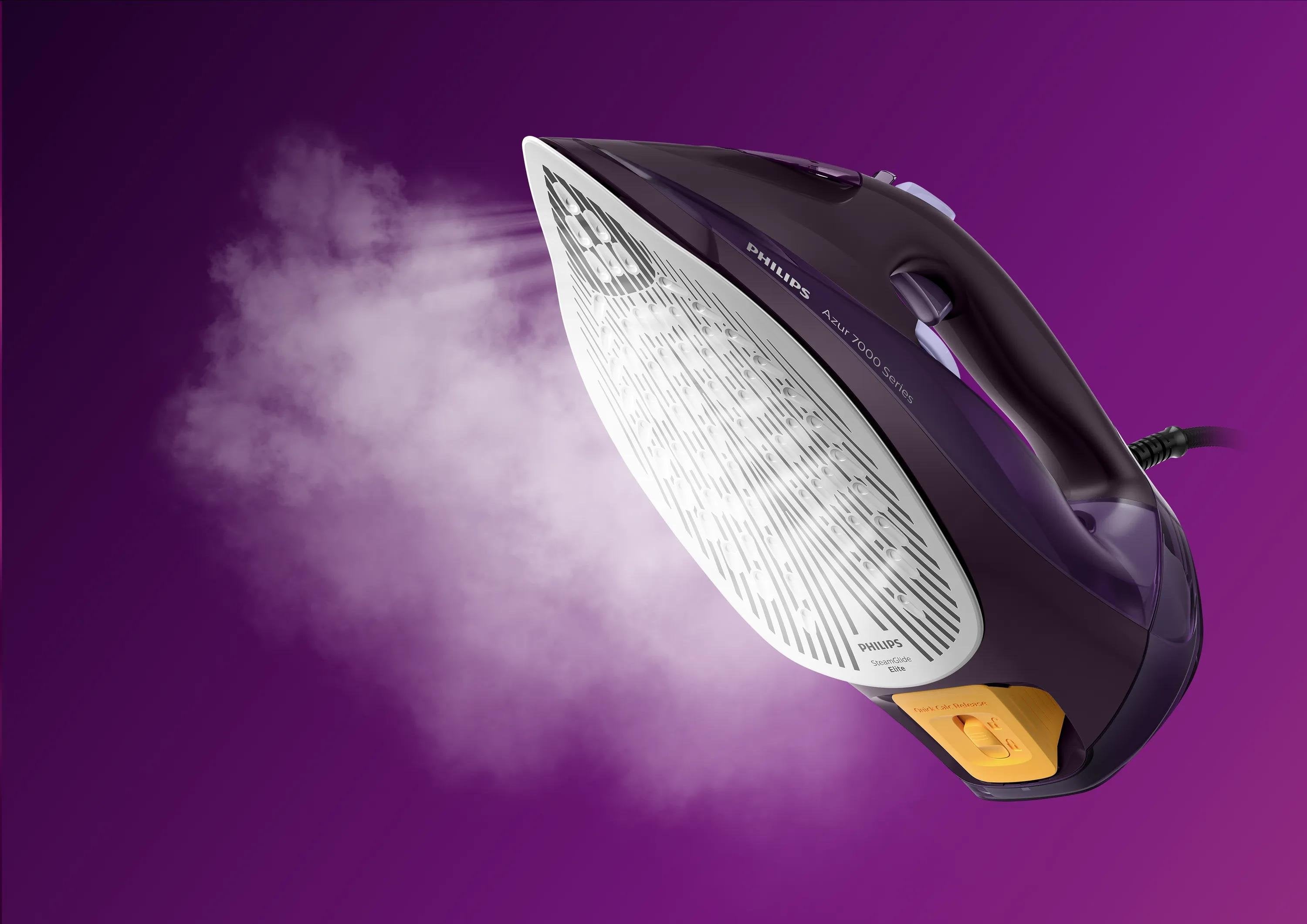 EAN 8720389016073 - Philips 7000 series DST7051/30 plancha Plancha a vapor Suela SteamGlide Elite 2800 W Púrpura imagen 6