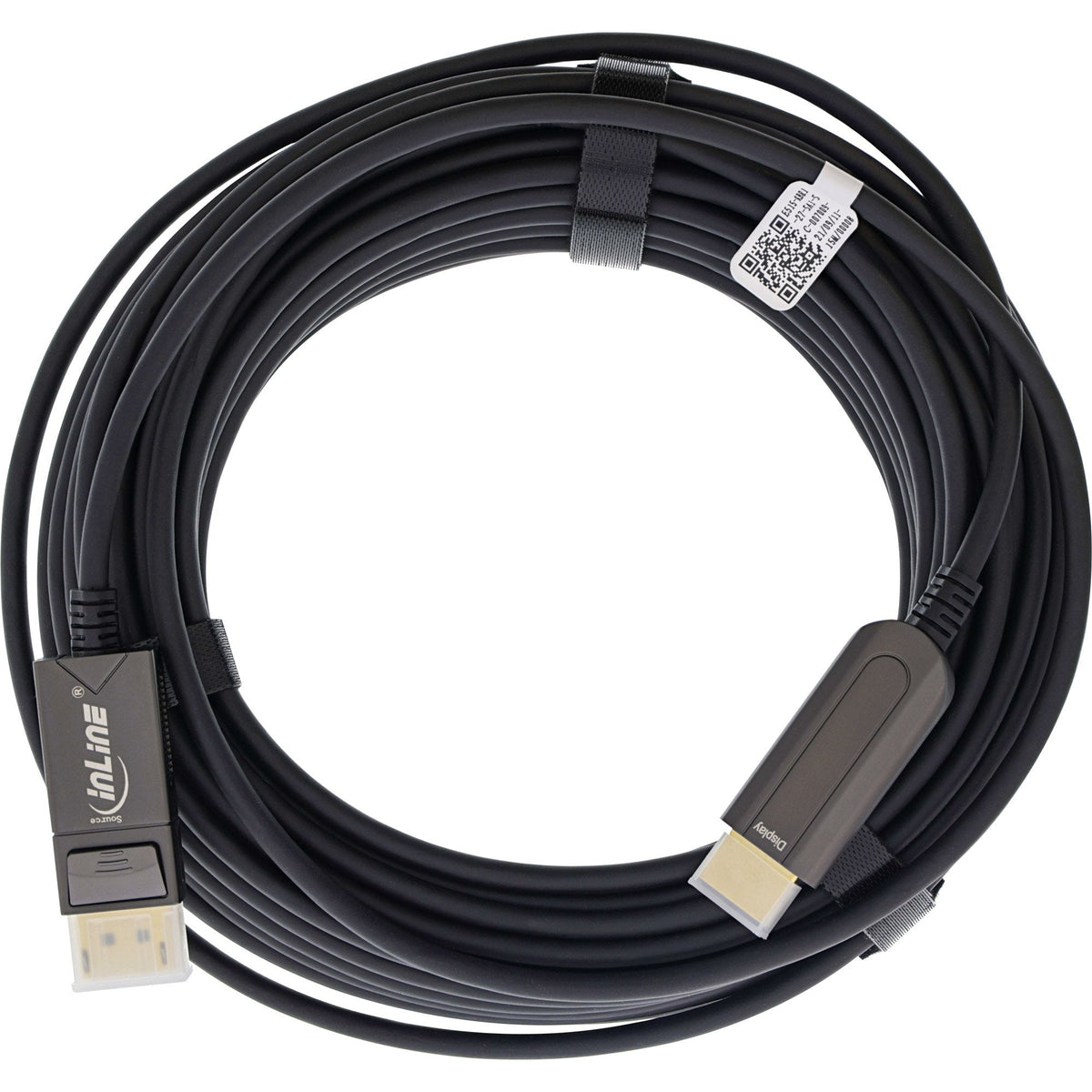 Cable Inline Displayport A Hdmi Aoc, 4k/60hz, Negro, 20m