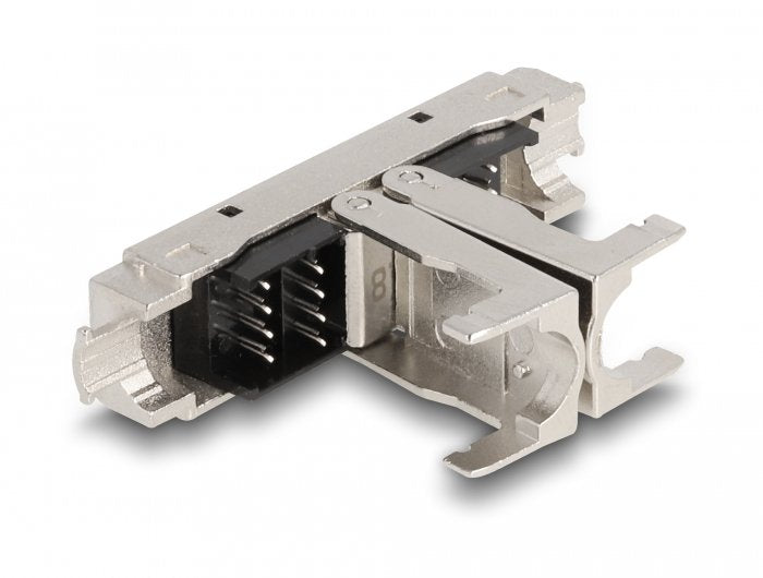 Rj45 Verbinder Lsa Zu Lsa Mit Knickschutztülle Cat.8.1 Werkzeugfrei
