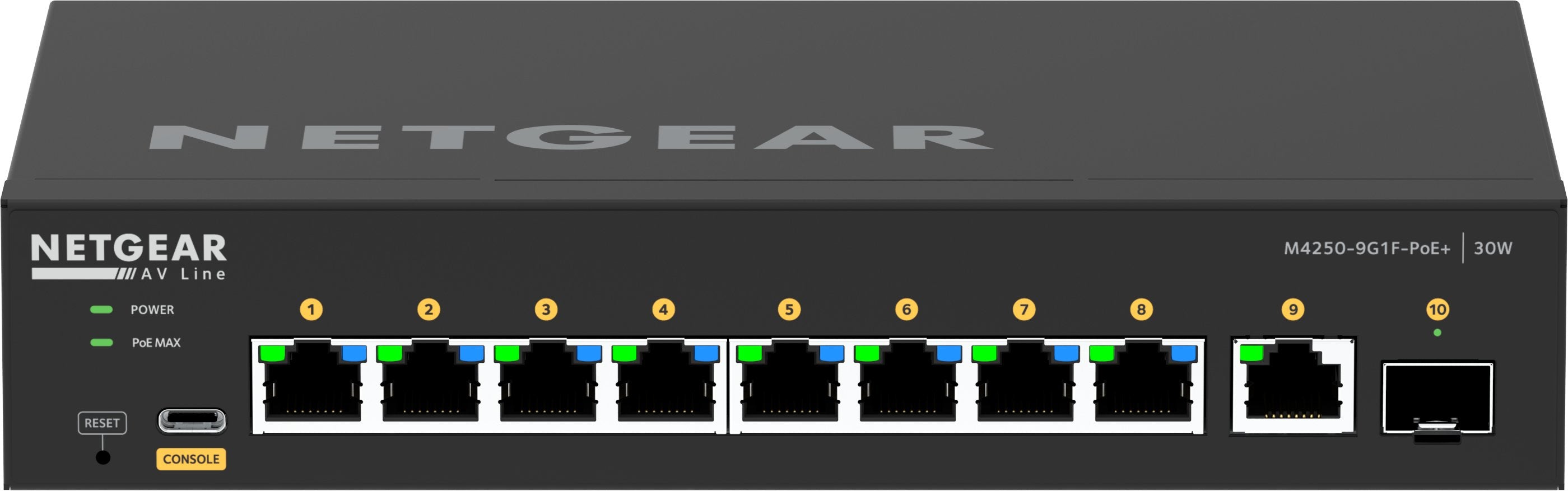 Netgear Gsm4210pd-100eus Switch Gestionado L2/L3 Gigabit Ethernet (10/100/1000) Energía Sobre Ethernet (Poe) Negro
