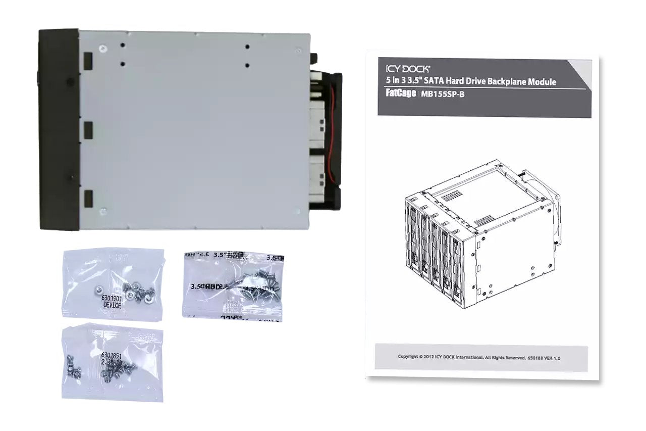 EAN 4711132869231 - Icy Dock MB155SP-B panel bahía disco duro Negro imagen 10