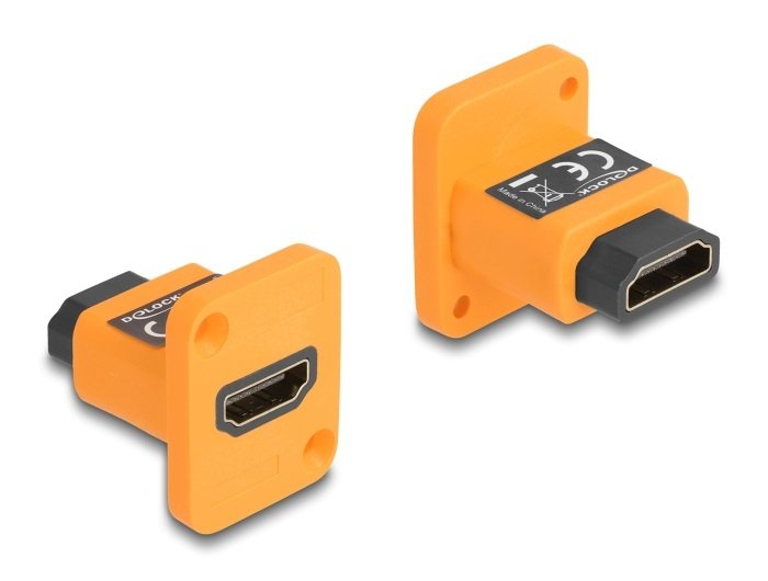 Delock 88001 Módulo Type-D Hdmi-A Hembra A Hembra 4k Naranja