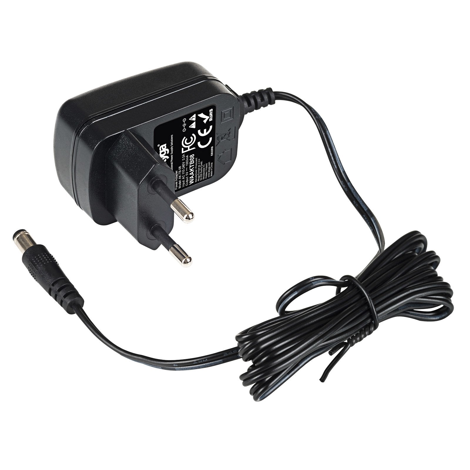 EAN 5901720138002 - Akyga AK-TB-08 adaptador e inversor de corriente Interior 5 W Negro imagen 1
