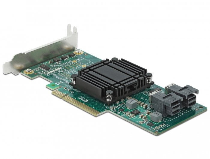 Pci Express X8 Karte Zu 2 X Intern Sff-8643 Nvme - Low Profile Formfaktor