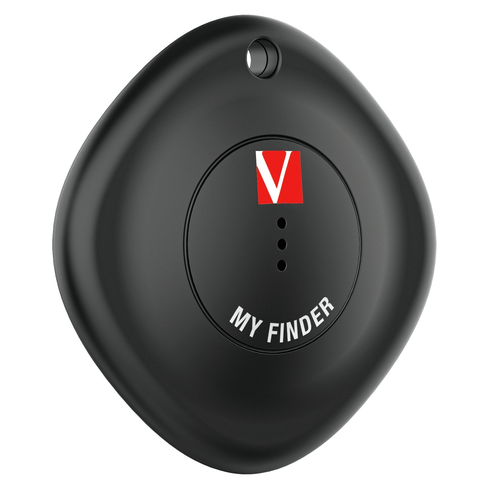 Localizador Verbatim My Finder Bluetooth Tracker Myf-02 Compatible Con Apple Incluye Llavero Y Pila Negro Y Blanco Pack De 2