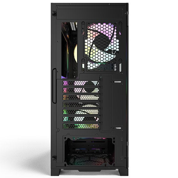 Caja Pc Montech Air 1000 Premium, Midi-Tower, Temperojo Glass, - Negro