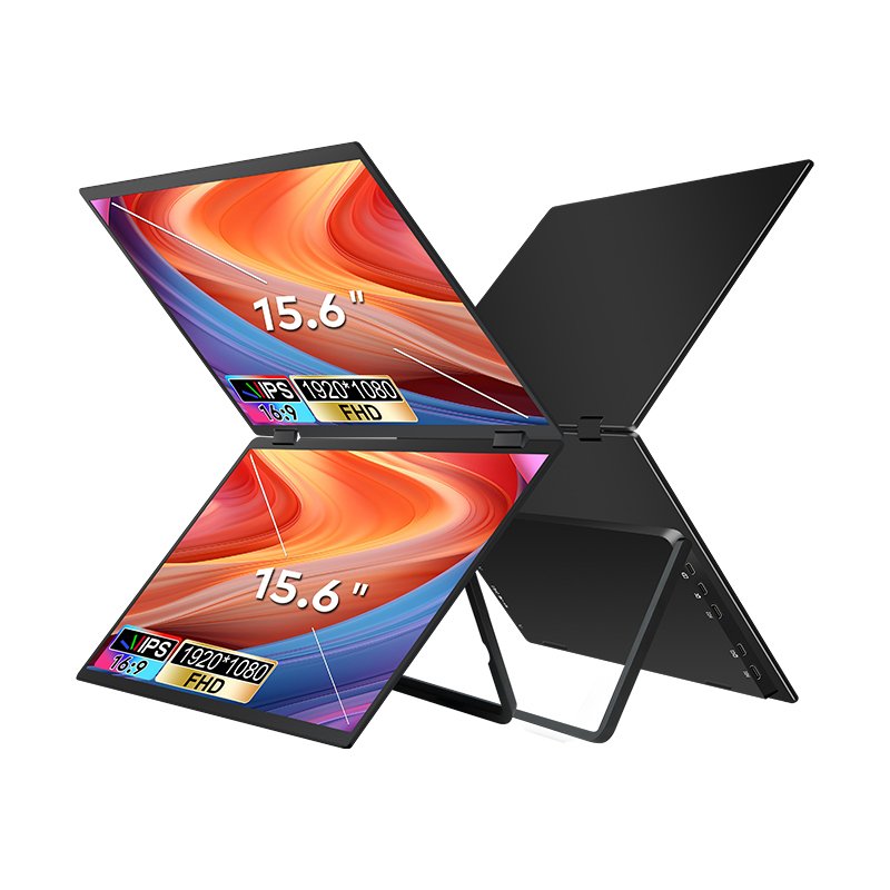 Extralink Smart Life T01 15.6"  Tragbare Monitore Für Den Laptop  2 Monitore, Ips