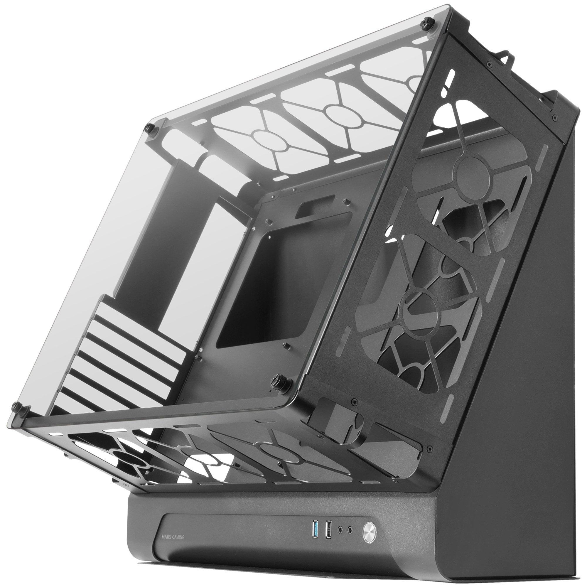 Caja Gaming Torre Mars Gaming Mcb Negra