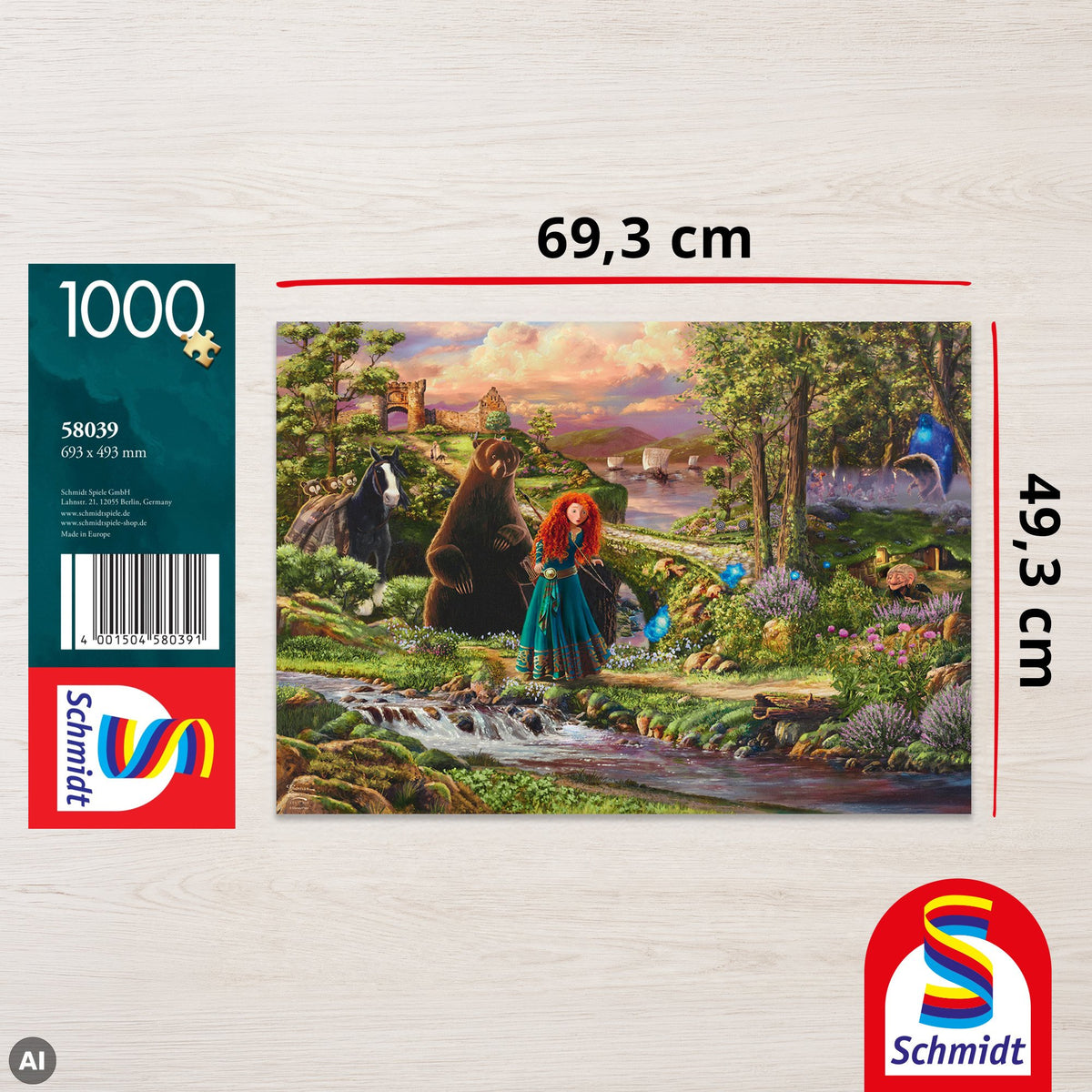 EAN 4001504580391 - Schmidt® Spiele 58039 puzzle Puzzle rompecabezas 1000 pieza(s) Otro imagen 2