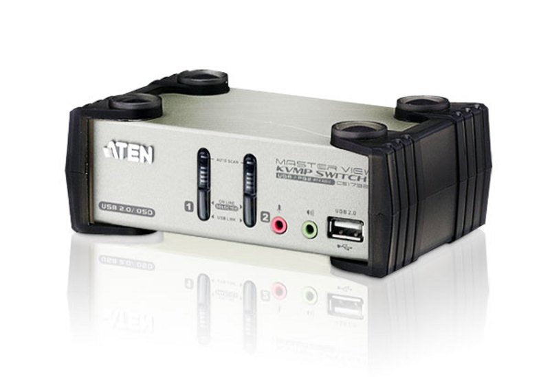 EAN 4710423775060 - ATEN CS1732B-AT-G interruptor KVM Negro, Metálico imagen 1