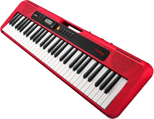 Casio Ct-S200 Midi Keyboard 61 Keys Usb Red, White