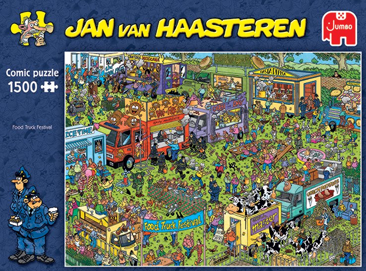 Jumbo Jan Van Haasteren Food Truck Festival 1500 Teile Puzzle (20042)
