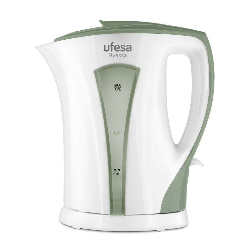 Hervidor De Agua Ufesa 71505416 Nyassa 1.7l 2200w Blanco/Verde