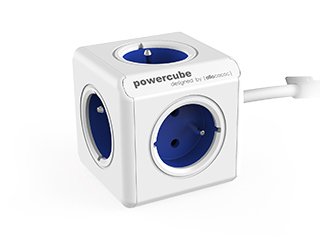EAN 8718444085799 - Allocacoc PowerCube Extended Type E base múltiple 1,5 m 5 salidas AC Interior Azul imagen 1