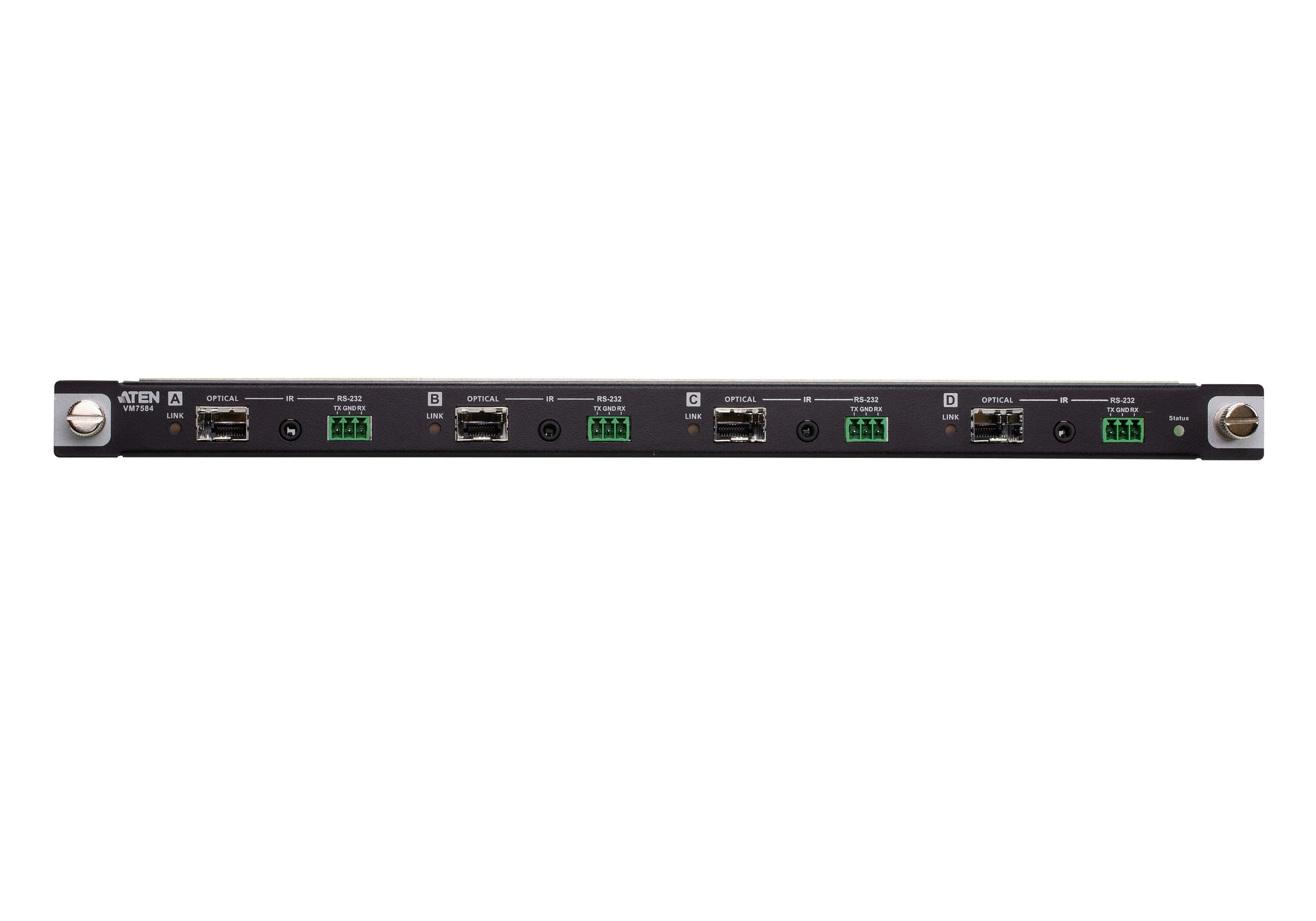 Aten Vm7584k2 Tarjeta De Entrada Óptica De 4 Puertos 10g 4k A 10 Km