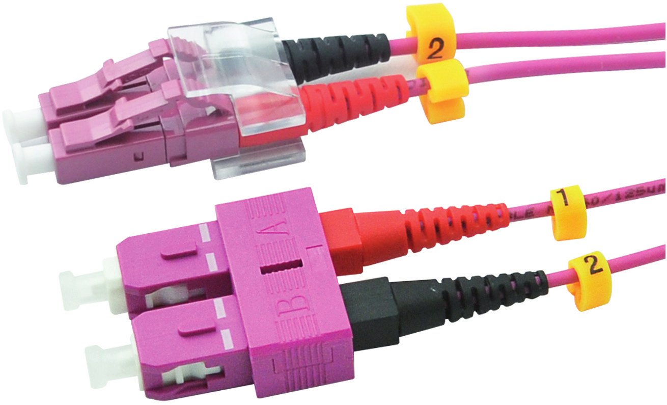 Red 2716-10-0027 Lwl-Duplex Cable De Red Lc Sc 2,0m Om4 Violett