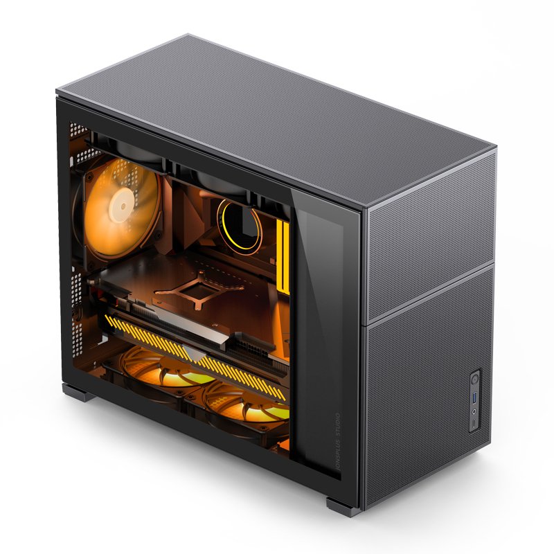 Jonsbo D31 Mesh Micro-Atx Gehäuse, Temperojo Glass - Negro