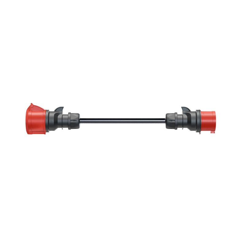 Adaptador Go-E Para Gemini Flex 22 Kw, Cee Rojo Corriente Trifásica 32a > Cee Rojo 16a (Negro, 30cm) Ch-04-03