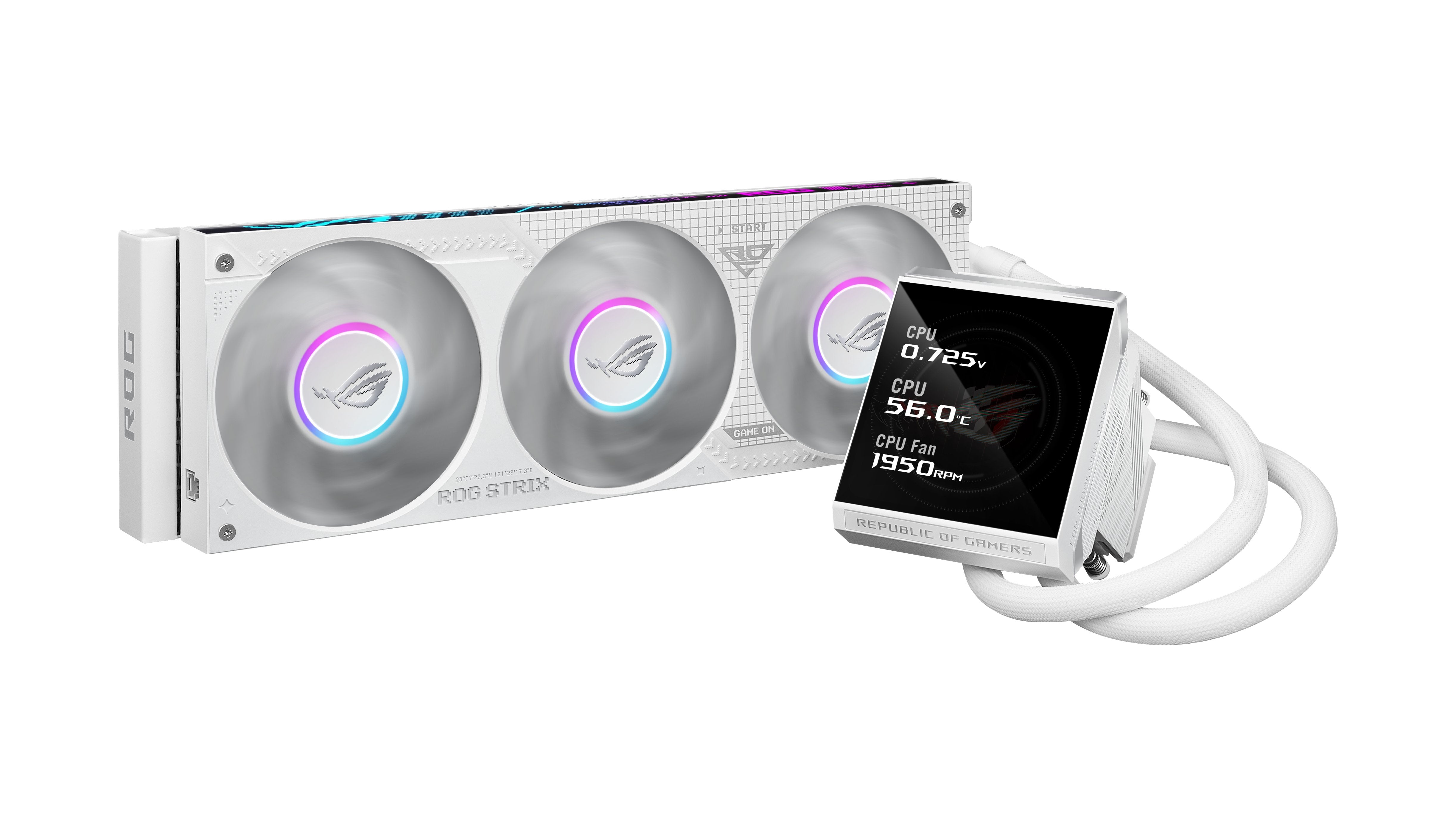 Asus Rog Mrix Lc Iv 360 Argb Lcd Blanco