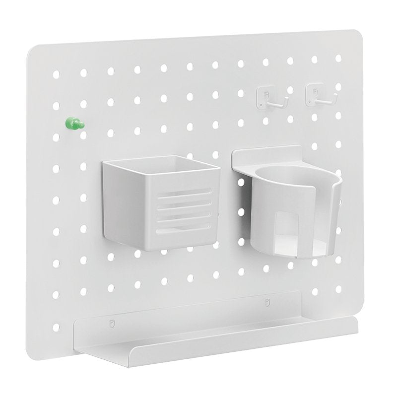 Pegboard, Wall-Mounted, Office, 420x320mm, Blanco