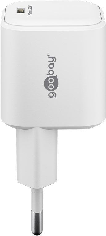 Cargador Rápido Goobay 20w Usb-C Pd Gan (Blanco) 76691