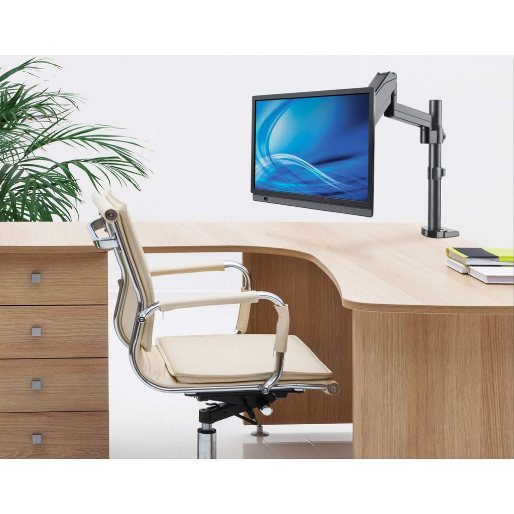 Manhattan Soporte Universal Para Monitor, Con Pistón A Gas Brazo Articulado 17" A 32" Hasta 8 Kg