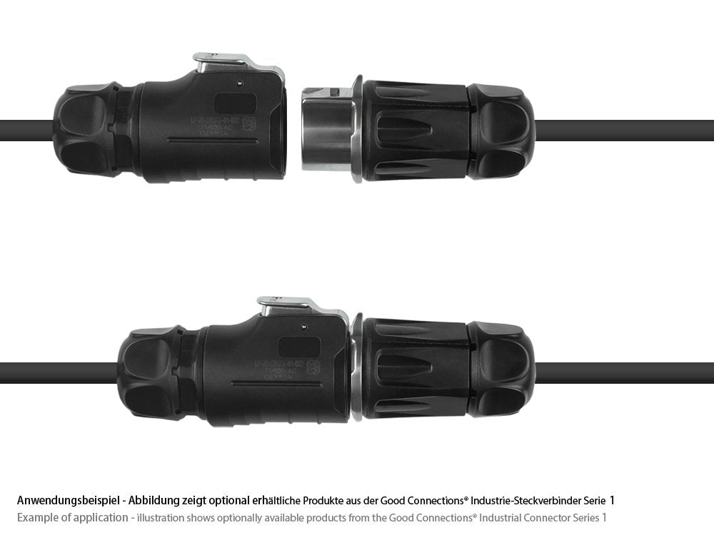 EAN 4014619709298 - Alcasa IC01-20P201 conector S1 - Power (2-pin) Negro imagen 4