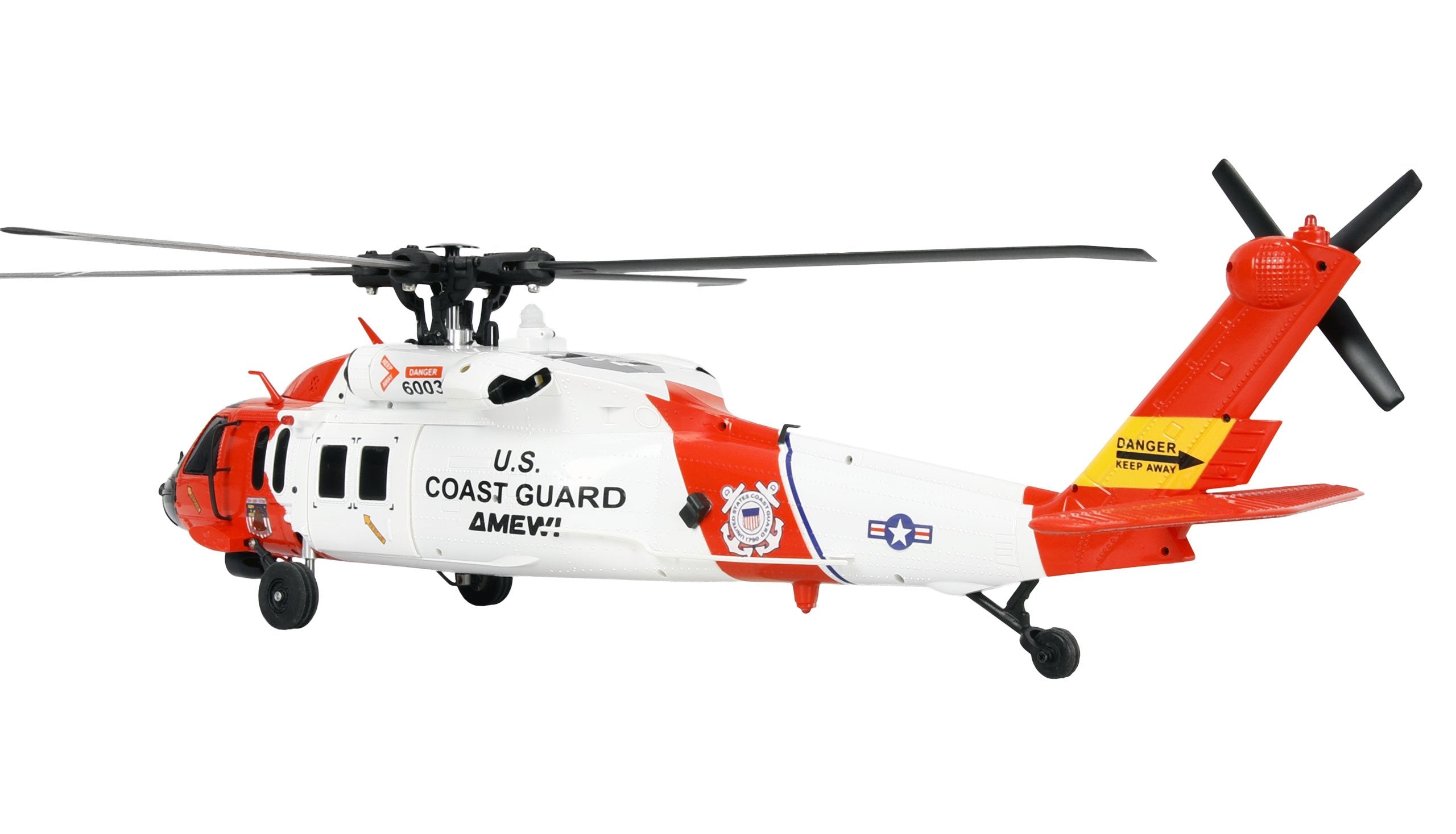 Amewi Uh60 Negro Hawk Coamguard Helikopter 6g 3d Rtf