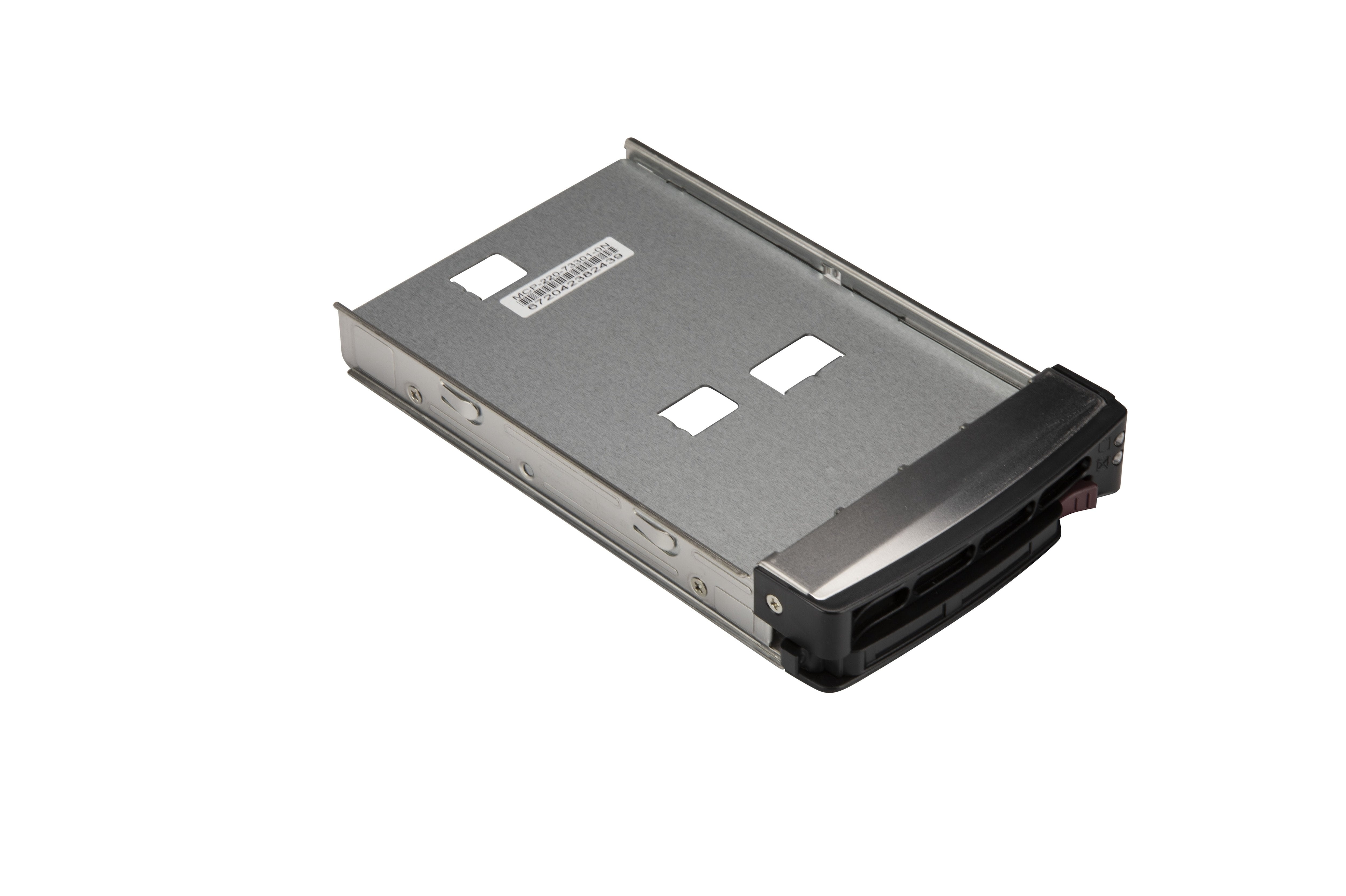 Supermicro Mcp-220-73301-0n Caja Para Disco Duro Externo 3.5" Carcasa De Disco Duro/Ssd Negro, Acero Inoxidable