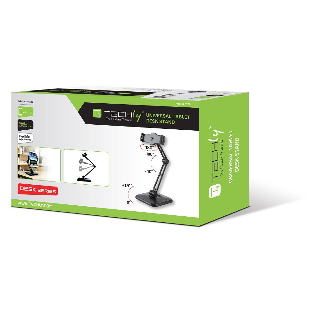 EAN 8054529026371 - Techly ICA-TBL 2801 soporte Soporte pasivo Tablet/UMPC Negro imagen 2