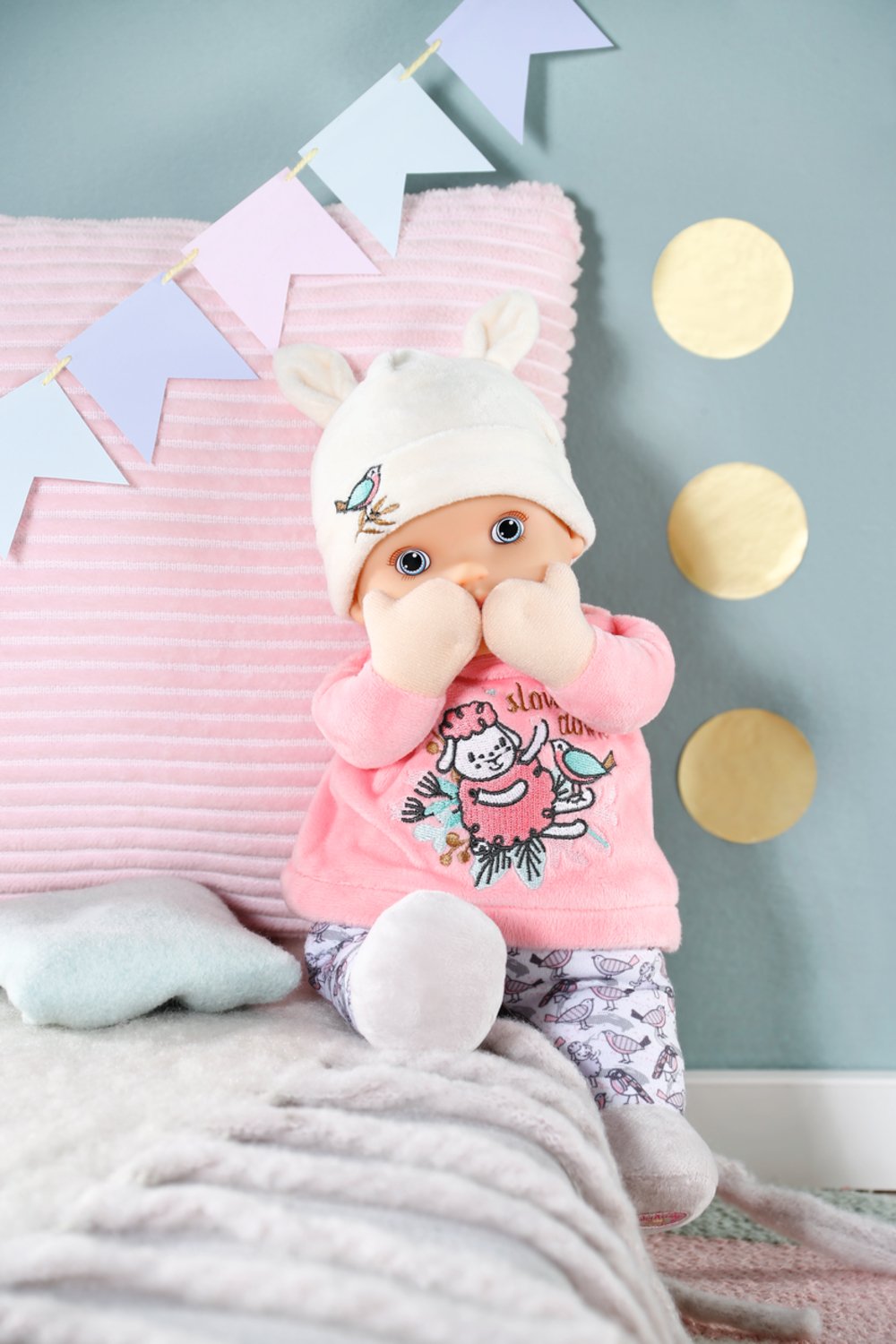 Zapf Creation Baby Annabell® Sweetie Para Bebés 30cm, Muñeca Con Sonajero En Su Interior 706428