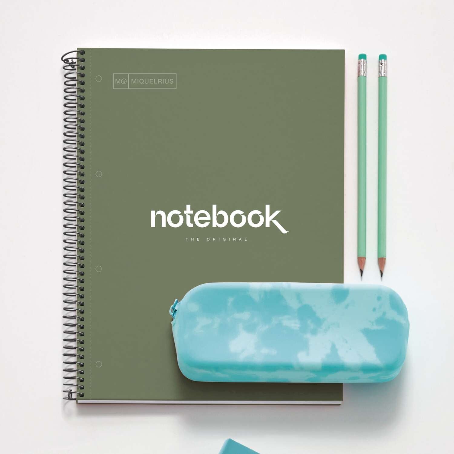 Miquelrius Notizblock Khaki A4 90g Blatt (Speditionsversand)