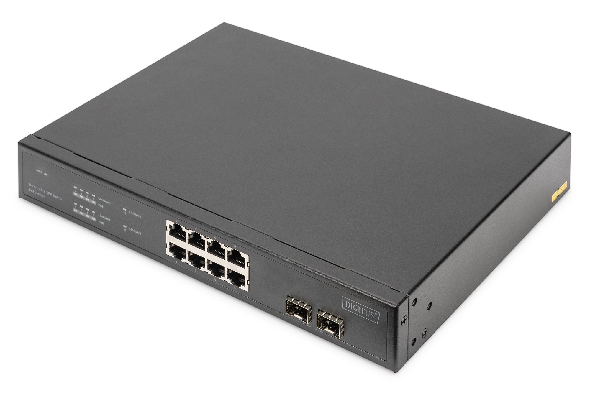 Digitus Kvm Switch 8-Port 4k 2xsfp 8xport Negro