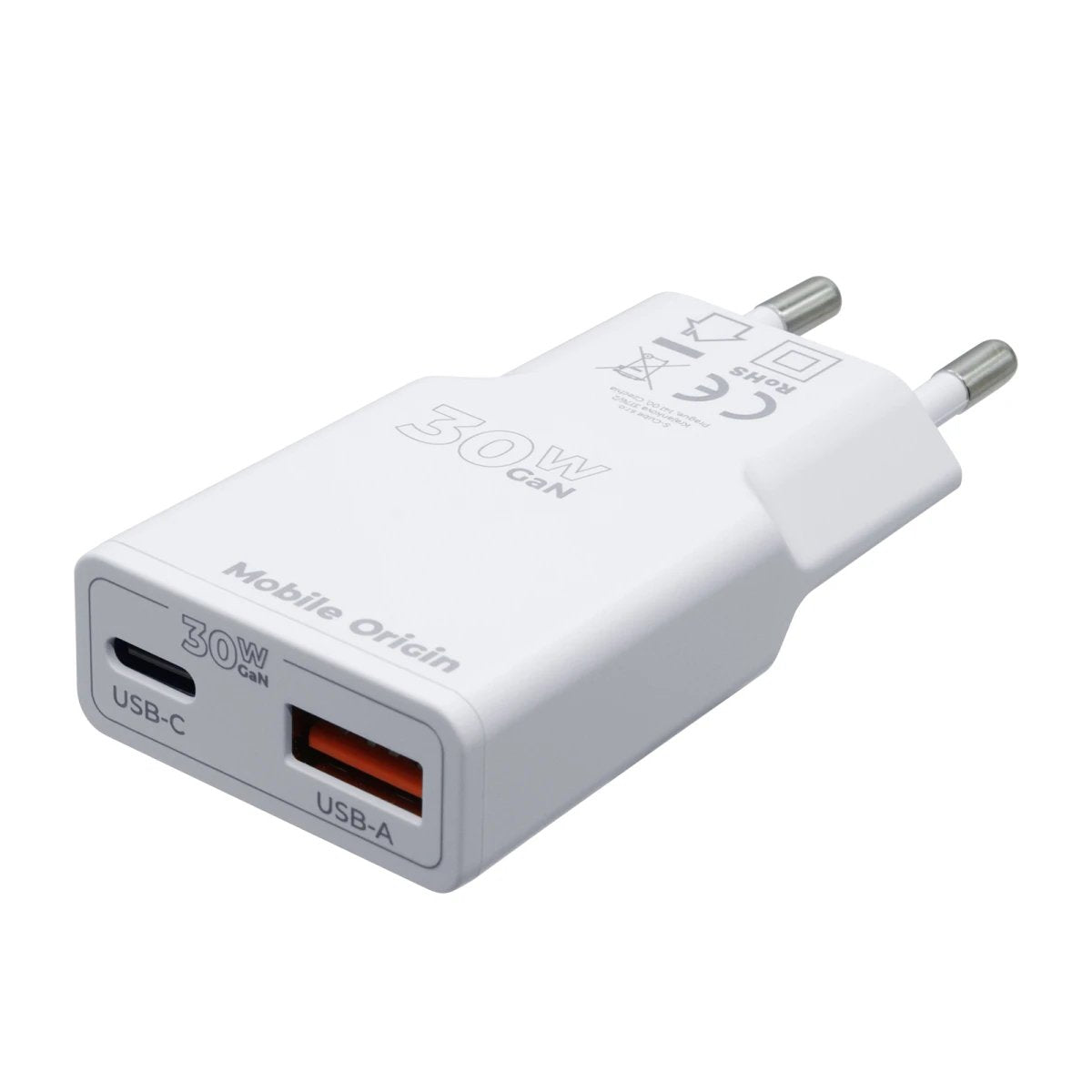 Mobile Origin 30w Slim Charger Tüv Mo16 Usb-A + Usb-C