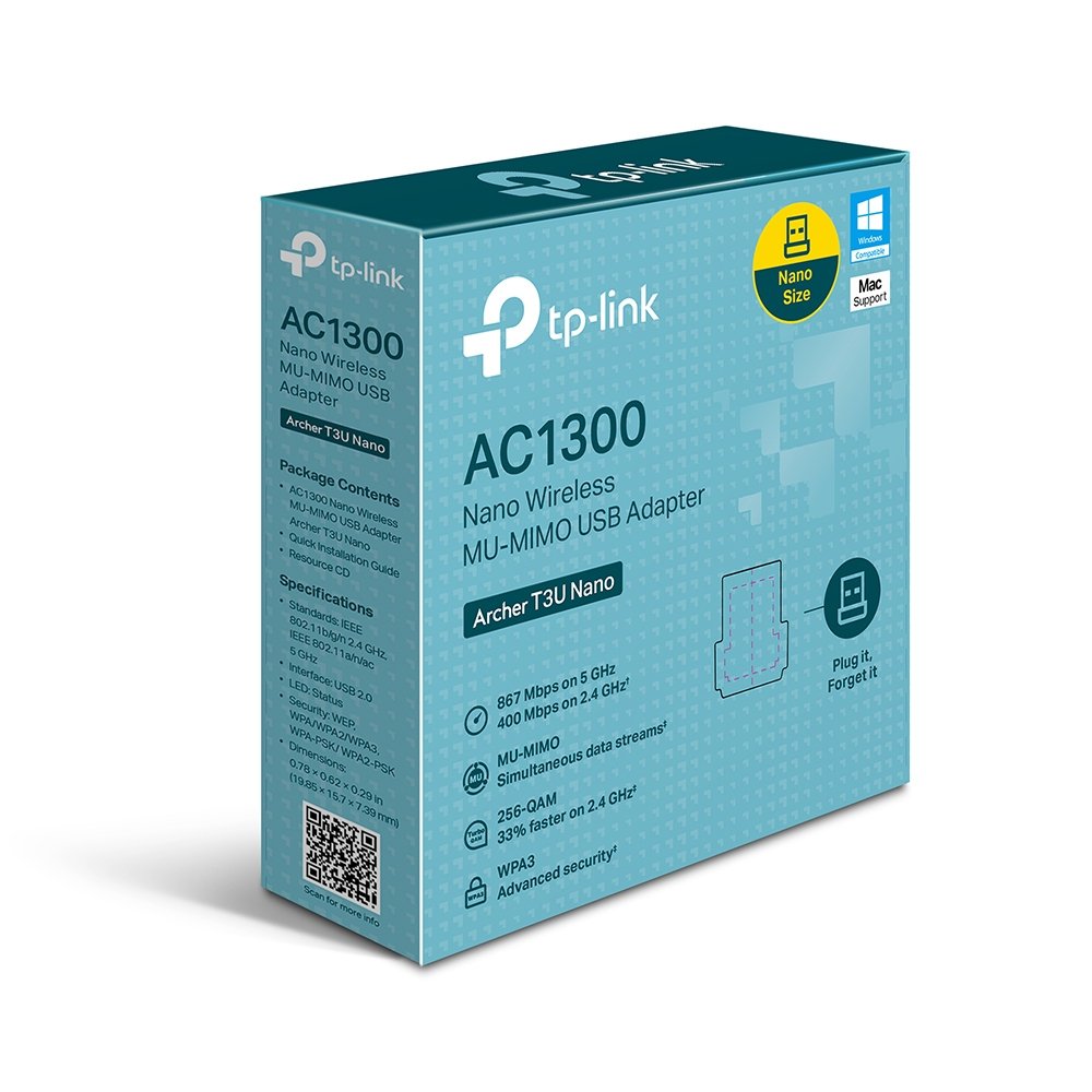 EAN 6935364072667 - TP-Link Archer T3U Nano WLAN 1267 Mbit/s imagen 4