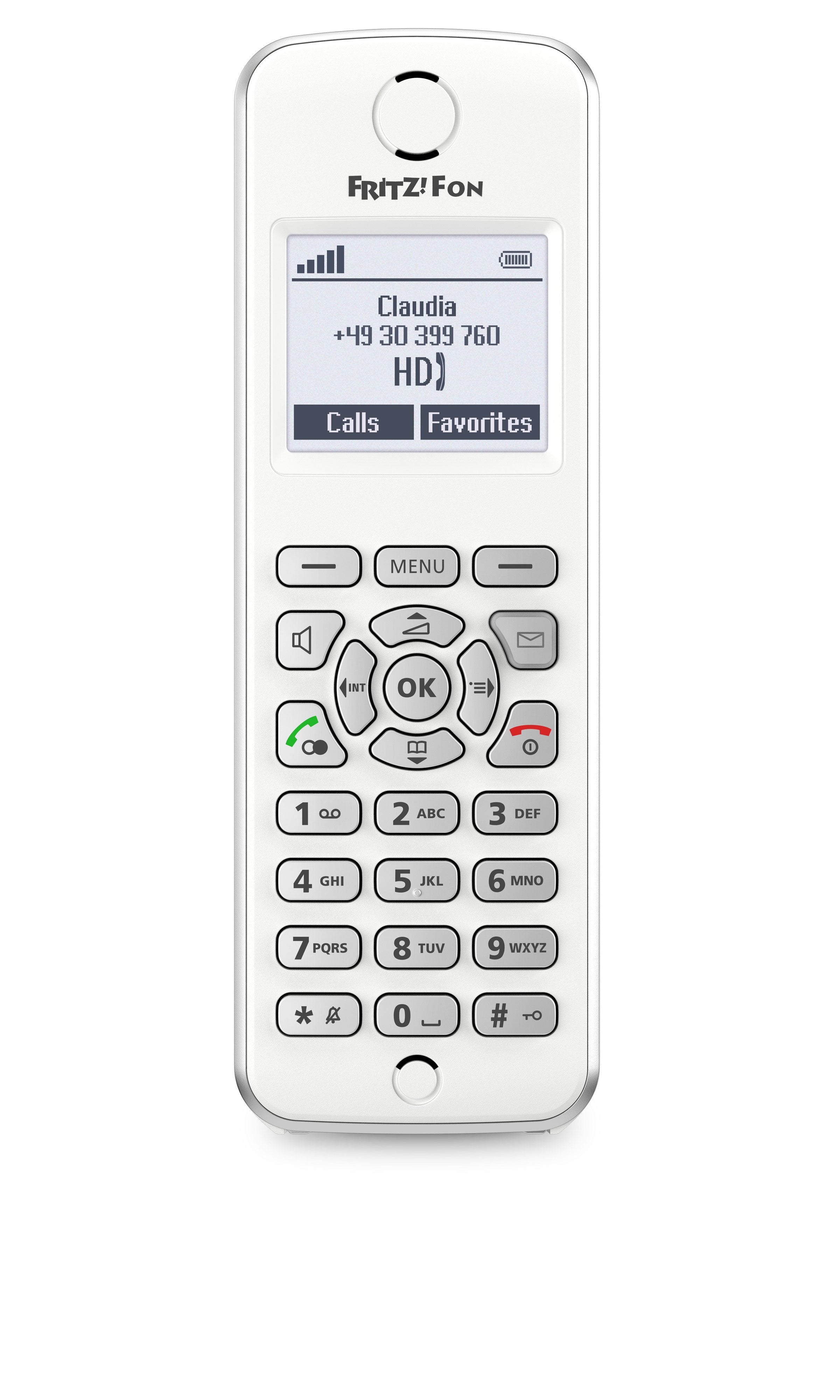 Avm Fritz! Fon M2 International Telefono Dect Identificador De Llamadas Blanco
