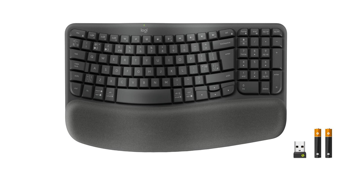 Logitech Wave Keys For Business Teclado Rf Wireless + Bluetooth Qwerty Inglés Del Reino Unido Grafito
